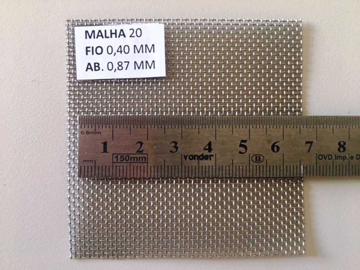 Tela Inox Malha 20